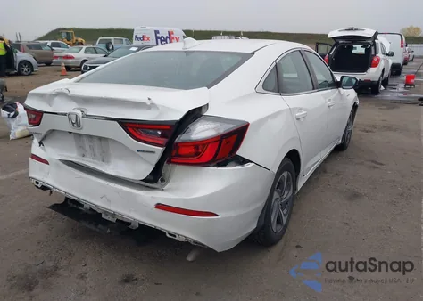 2019 Honda Insight Ex z USA, uszkodzony, nr VIN 19XZE4F54KE021334